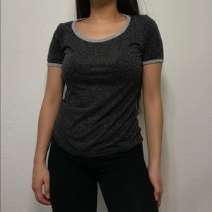 🌱 Charlotte Russe | Dark & Light Gray Tee